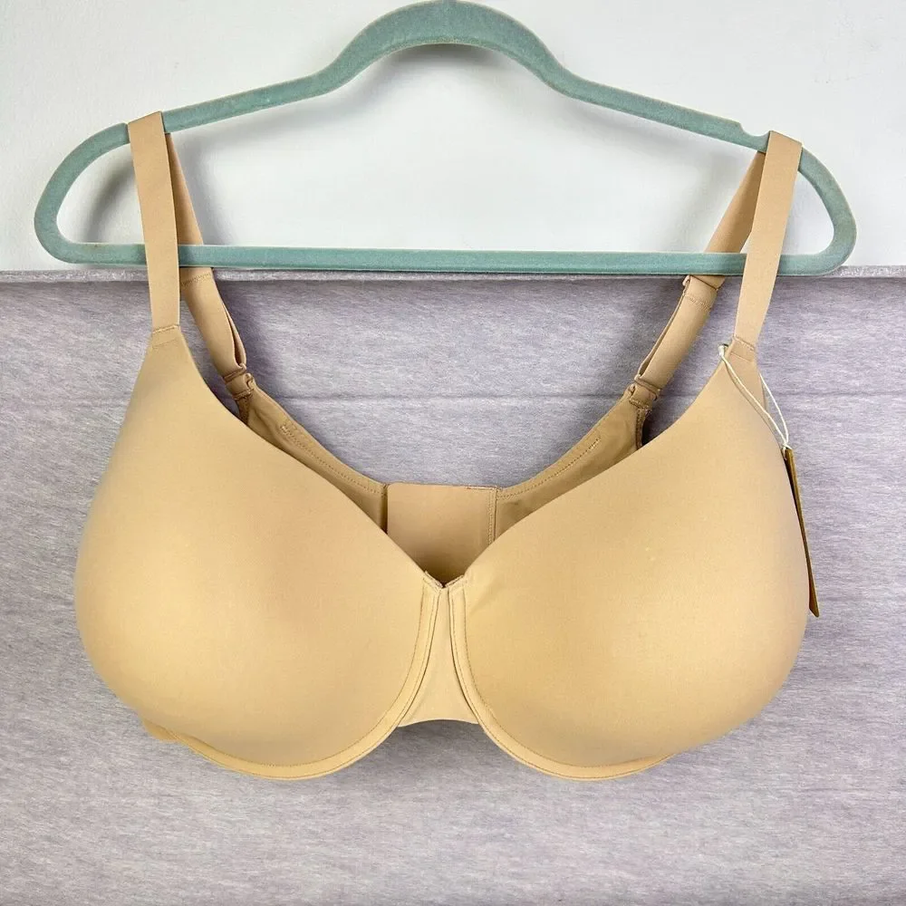 SKIMS Womens 42DDDD Demi Bra‎ Clay Underwire Molded T Shirt NWT Shapewear - Picture 4 of 9